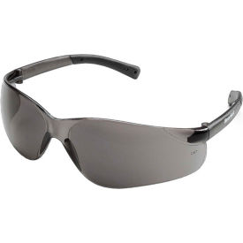 MCR Safety BK112 MCR Safety BK112 Safety Glasses with Gray Lens Soft Non-Slip Temple Material image.