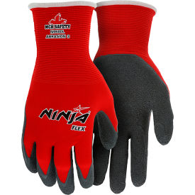 MCR Safety N9680XXL Ninja Flex Latex Coated Palm Gloves, MEMPHIS GLOVE N9680XXL, 12 Pairs image.