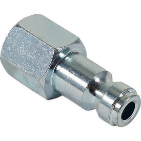 Air Compressor Quick Coupler Plug, 1/4" Automotive Style, 1/4" FPT view 2
