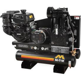 Mi-T-M® Stationary Air Compressor/Generator Combo 8 Gal. Cap 429cc Kohler OHV Electric Start 