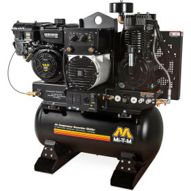 Mi-T-M® Air Compressor/Generator/Welder Combo 30 Gal. Cap. 408cc Vanguard OHV Electric Start 