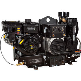 Mi-T-M® Base Mount Air Compressor/Generator/Welder Combo 408cc Vanguard OHV Electric Start 