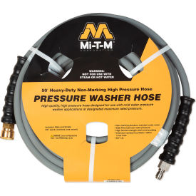 Pressure Washer Hose with Quick Couplers, 3/8" x 50', Max 4000 PSI view 2