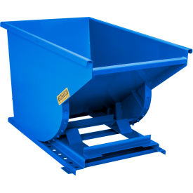 Global Industrial Heavy Duty Steel Self Dumping Forklift Hopper 1 Cu. Yd 6000 Lbs Bl 