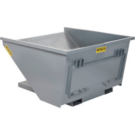 Wright® Light Duty Quick Attach Hopper 1-1/2 Cu. Yd. 3000 lb. Capacity Gray