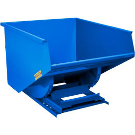 Global Industrial Heavy Duty Steel Self Dumping Forklift Hopper 2 Cu. Yd 6000 Lbs Bl 