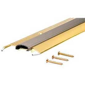 M-D Premium Low Threshold W/Vinyl Seal 09043 36"" Brite Gold