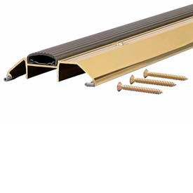 M-D Deluxe Low Threshold W/Vinyl Seal 09159 72"" Brite Gold