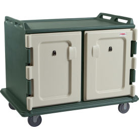 Cambro MDC1418S20192 - Meal Delivery Cart Low Profile 2 Doors 48-1/2 x 32-1/2 x 44 Granite Green