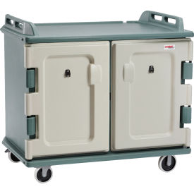 Cambro MDC1418S20401 - Meal Delivery Cart Low Profile 2 Doors 48-1/2 x 32-1/2 x 44 Slate Blue