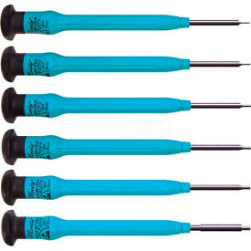 Moody Tools 55-0358 7 Pc. Interchangeable ESD-Safe Metric Hex Driver Set 6 Blades & 1 Handle