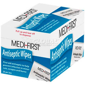 Medique Products 21471 Antiseptic Wipes, Extra Large, 20 Wipes Per Box image.