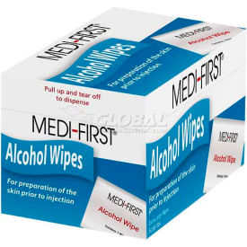 Medique Products 22150 Alcohol Prep Pads, 1" x 2 1/2"Pad,  50/Box image.