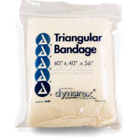 Medique Products 65001 Triangular Bandage, 40" x 40" x 56", 1/Bag image.