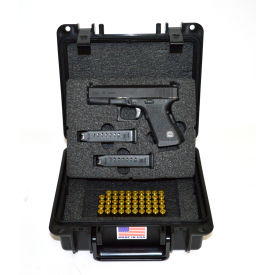 Quick Fire Pistol Case With Glock Inserts QF300BKG4 Watertight, 10-11/16