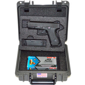 Quick Fire Cases QF345GR Quick Fire Multifit™ Pistol Case QF345GR Watertight, 10-11/16"x9-3/4"x4-13/16" Gray image.