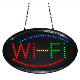 C -M Glo WF-MC-01 Mystiglo Wi-Fi LED Dot Sign - 24"W x 14"H image.