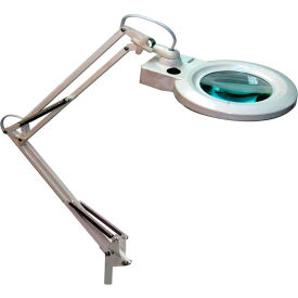 Mg Electronics LED-210 Magnifying Task Lamp, White, 3-Diopter & 5-Diopter image.