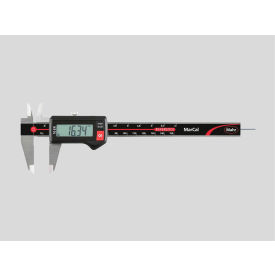 Digital Caliper with Round Depth Rod, Friction Wheel, Range 6"/150 mm view 2