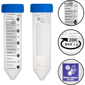 Bio ProSeries Centrifuge Tubes, Sterile, 50mL, Resealable bags, 500/Case view 2