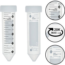 Bio TotalPure Centrifuge Tubes w/ Hi-Viz Graduations, Sterile, 50mL, 500/case view 2