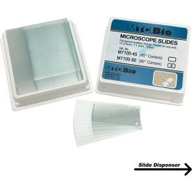 MTC BIO INC M7100-45 MTC™ Bio Microscope Slides, 45° Corners, 25 x 75 mm, 72 Pack image.