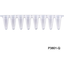 MTC BIO INC P3801-Q MTC™ Bio PureAmp™ 8 Strips QPCR Tube with Separated Strip Cap, 0.1 ml, Clear, 120 Pack image.