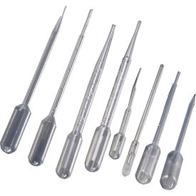 MTC BIO INC P4121-01 MTC™ Bio Small Bulb Transfer Pipette, with Extended Tip, Non Sterile, 1.5 ml, 500 Pack image.