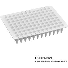 MTC BIO INC P9601-NW MTC™ Bio PureAmp™ PCR Plate For 0.1 ml Tube, 96 Place, Non Skirted, White, 50 Pack image.