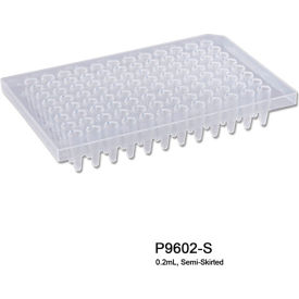 MTC BIO INC P9602-S MTC™ Bio PureAmp™ PCR Plate For 0.2 ml Tube, 96 Place, Semi Skirted, 50 Pack image.