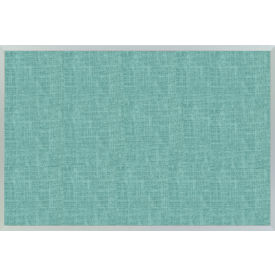 Marsh Industries, Inc AF412-1400-0018 Marsh Industries Vinyl Tackboard W/ Aluminum Trim, 144"W x 48"H, Turquoise image.