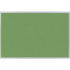 Marsh Industries, Inc AP408-1400-2213 Marsh Industries Plas Cork Tackboard W/ Aluminum Trim, 96"W X 48"H, Baby Lettuce image.