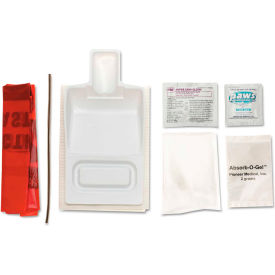 Medline Industries, Inc MIIMPH17CE210 Medline Fluid Clean-Up Kit, 7 Pieces, Synthetic-Fabric Bag image.