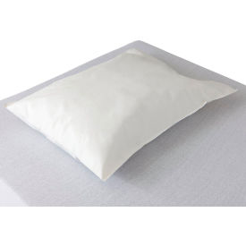 Medline Industries, Inc NON24345 Medline NON24345 Disposable Tissue/Poly Pillowcases, 30"L x 21"W, White, 100/Case image.