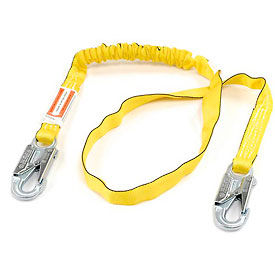 North Safety 216WLS-Z7/6FTYL Miller Manyard® Shock-Absorbing Lanyard 6ft, 216WLS-Z7/6FTYL image.