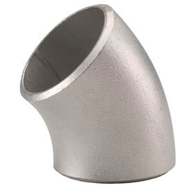 304 Ss Schedule 10 Long Radius 45 Degree Elbow 3 Butt-Weld Female view 2
