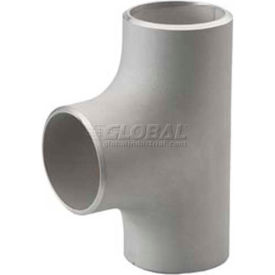 304 Ss Schedule 10 Reducing Tee 1-1/2x1-1/2x1 Butt-Weld Female view 2