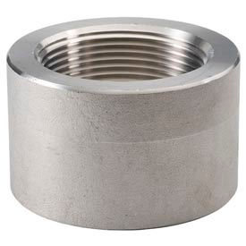 Ss 316/316l Forged Pipe Fitting 1-1/4" Half Coupling Npt Female X Plain view 2