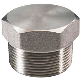 Ss 316/316l Forged Pipe Fitting 1/8" Hex Head Plug Npt Male 