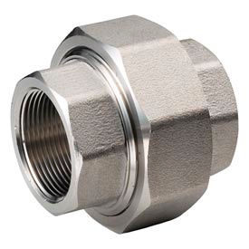 SS 316/316L Forged Pipe Fitting 1-1/2" Union NPT Female view 2