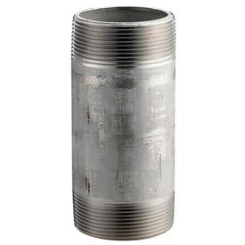 Merit Brass Company 4520-200 Ss 304/304l Schedule 80 Seamless Extra Heavy Pipe Nipple 1-1/4x2 Npt Male image.