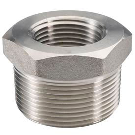 Ss 316 Barstock Hex Head Bushing 1-1/4 X 3/8" Npt Male X Female 