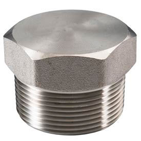Ss 316 Barstock Hex Head Plug 3/4" Npt Male 