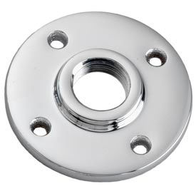 Chrome Plated Brass Pipe Fitting 3/4" Floor Flange NPT Female view 2