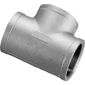 1-1/2 In. 304 Stainless Steel Tee - FNPT - Class 150 - 300 PSI - Import