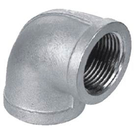 Merit Brass Company K601-16 Iso Ss 316 Cast Pipe Fitting 90 Degree Elbow 1" Npt Female image.