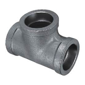 Ss 316 Cast Pipe Fitting Tee 1-1/4" Socket Weld Female view 2