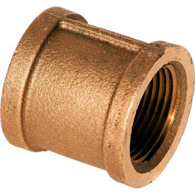 Merit Brass Company XNL111-20 1-1/4 In. Lead Free Brass Coupling - FNPT - 125 PSI - Import image.