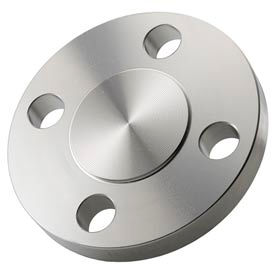 Merit Brass Company A635BL-128 316 Stainless Steel Class 150 Blind Flange 8" image.