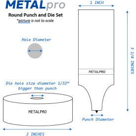 21/32" Round Punch & Die Set view 2